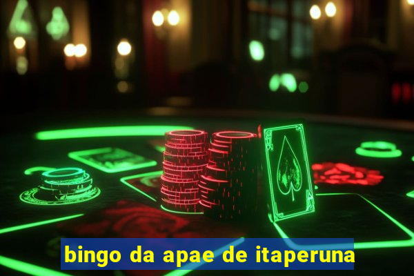 bingo da apae de itaperuna